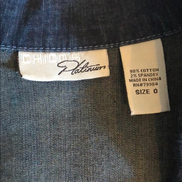 Chico’s Jean Jacket - Picture 8 of 9